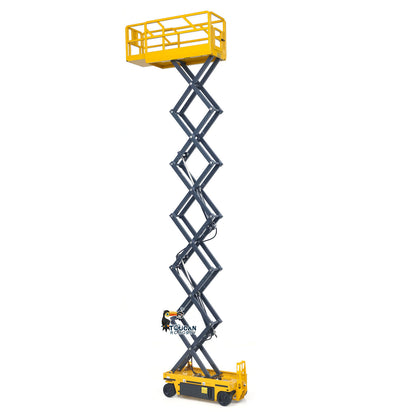 CUT 1/14 Metal Hydraulic Scissor Lift RC Platform Truck TOUCAN Paint Ready to Run Motor ESC Servo I6S Radio Adults Collection