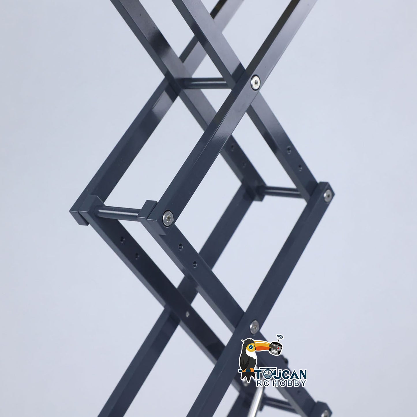 CUT 1/14 Metal Hydraulic Scissor Lift RC Platform Truck TOUCAN Paint Ready to Run Motor ESC Servo I6S Radio Adults Collection