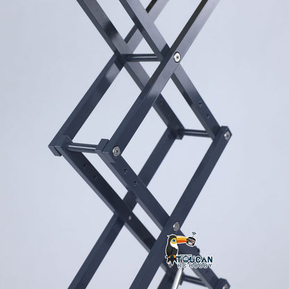 CUT 1/14 Metal Hydraulic Scissor Lift RC Platform Truck TOUCAN Paint Ready to Run Motor ESC Servo I6S Radio Adults Collection