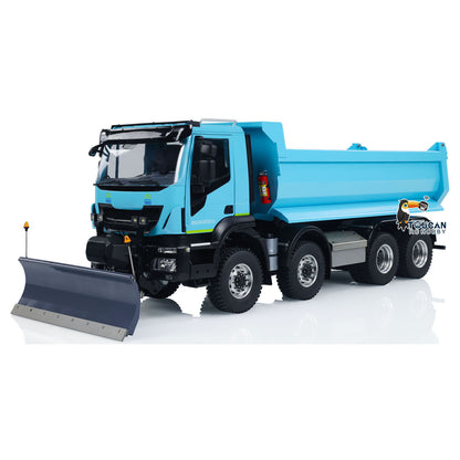 1/14 8x8 Metall PNP Hydraulischer RC LKW Kipper mit 2-Gang Getriebe Getriebe Sound Light System
