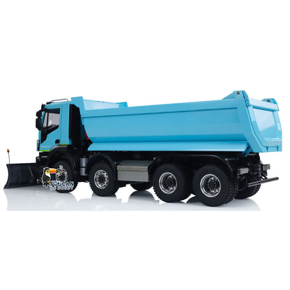 1/14 8x8 Metall PNP Hydraulischer RC LKW Kipper mit 2-Gang Getriebe Getriebe Sound Light System