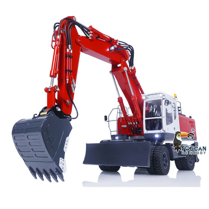 LESU 3 Arms 1/14 ET30H RC Hydraulic Excavator Wheeled Digger PNP