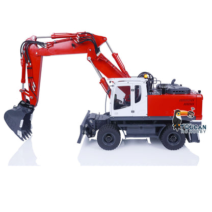 LESU 3 Arms 1/14 ET30H RC Hydraulic Excavator Wheeled Digger PNP