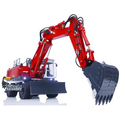 LESU 3 Arms 1/14 ET30H RC Hydraulic Excavator Wheeled Digger PNP