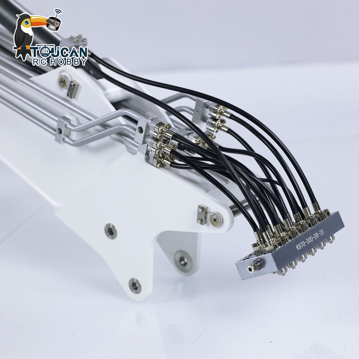 Zweiteilige Arme für 1/14 CUT K970-300 RC Hydraulikbagger Verbesserte Teile