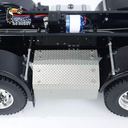 1/14 8x8 Metall PNP Hydraulischer RC LKW Kipper mit 2-Gang Getriebe Getriebe Sound Light System