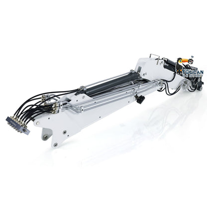 CUT 1/14 K970-300 2 Arme Lackiert Zusammengebaut Hydraulischer RTR RC Bagger Mit PL18EV Lite Sender