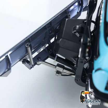 1/14 8x8 Metall PNP Hydraulischer RC LKW Kipper mit 2-Gang Getriebe Getriebe Sound Light System