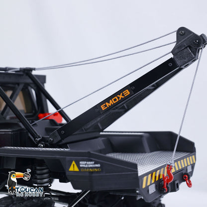 CROSSRC EMO X3 1/8 RC Rescue Towing Car ARTR 4x4 Remote Control Rock Crawler Car Differential Lock Axle Model NO Motor ESC