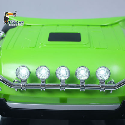 1/14 6*4 RC Tractor Truck 3363 Remote Control Lorry Car Model 540 Brushed Motor 60A ESC Openable Door Flysky I6S Radio RTR