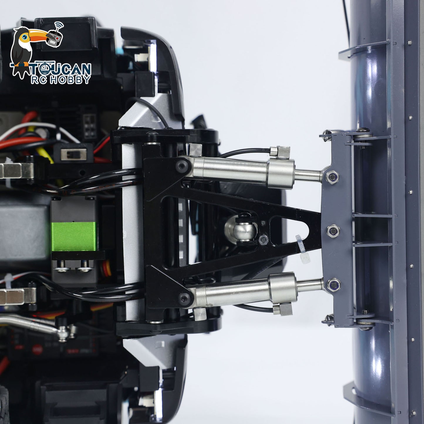 1/14 8x8 Metall PNP Hydraulischer RC LKW Kipper mit 2-Gang Getriebe Getriebe Sound Light System