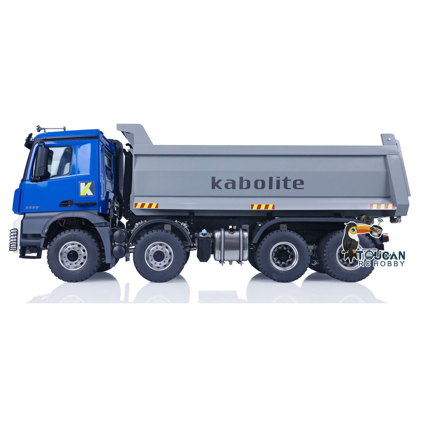 Camion à benne basculante hydraulique 8X8 RC 1/14 Kabolite K3366 RTR