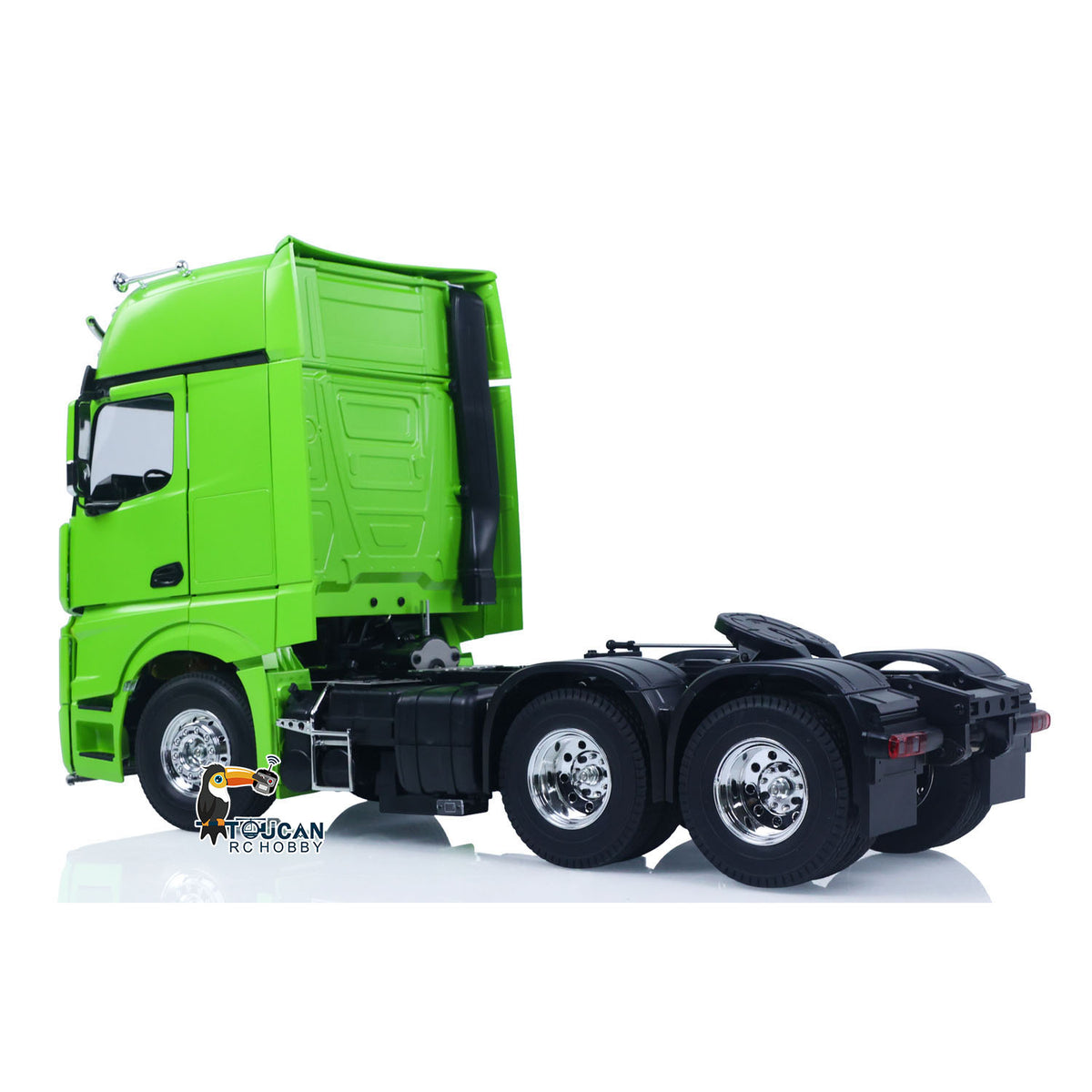 1/14 6*4 RC Tractor Truck 3363 Remote Control Lorry Car Model 540 Brushed Motor 60A ESC Openable Door Flysky I6S Radio RTR