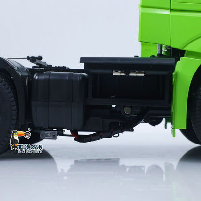 1/14 6*4 RC Tractor Truck 3363 Remote Control Lorry Car Model 540 Brushed Motor 60A ESC Openable Door Flysky I6S Radio RTR