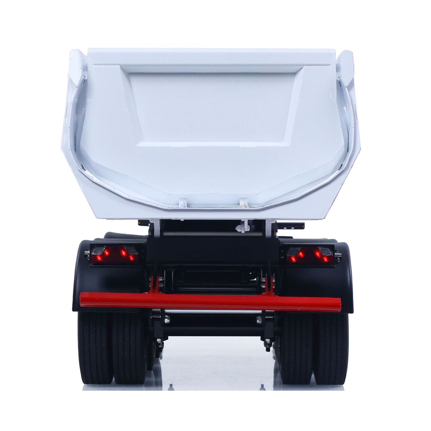 Metal LESU 3Axles 1/14 Hydraulic Dump Trailer for RC Tractor Truck DIY TAMIYA Radio Controlled Lorry Car 1851 3363 R470 770S