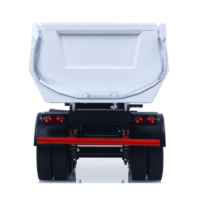 Metal LESU 3Axles 1/14 Hydraulic Dump Trailer for RC Tractor Truck DIY TAMIYA Radio Controlled Lorry Car 1851 3363 R470 770S