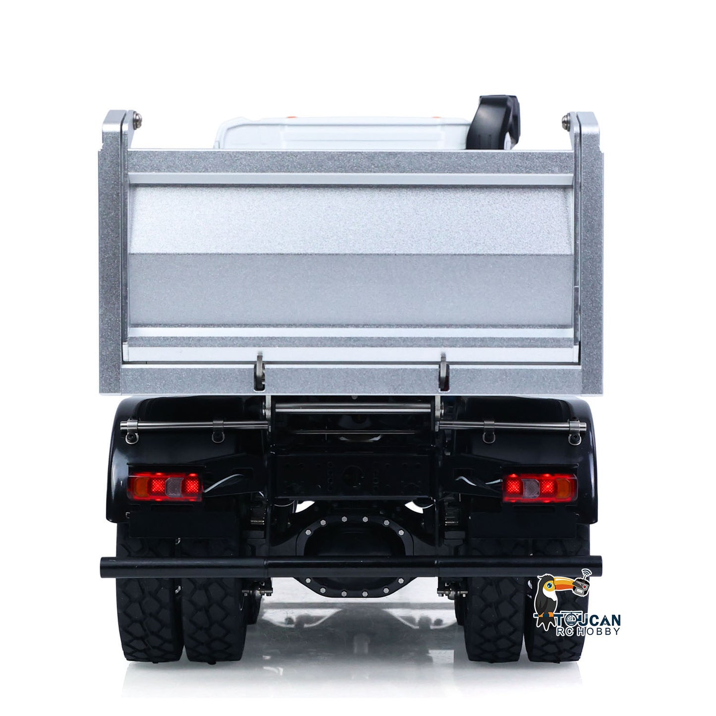 2Speed 6x6 Metal Chassis 1/14 Radio Controlled Hydraulic Dumper Truck 3348 Tipper Differential Axle Light Sound HotRC Radio 2026 PNP