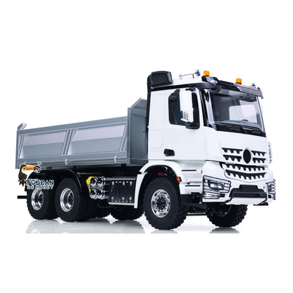 6X6 Metal Chassis 3348 RC Hydraulic Dumper 1/14 Radio Controlled Tipper NO Lock Light Sound Radio Battery Construction Truck RTR