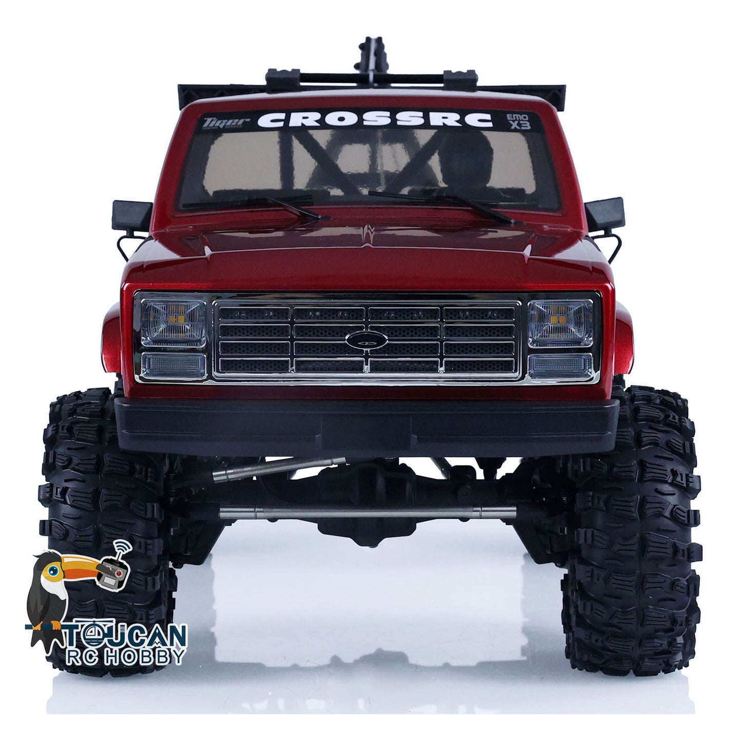 US STOCK 1/8 4WD CORSSRC EMO X3 RC Towing Rescue Car 4x4 Remote Control Crawler Car Model