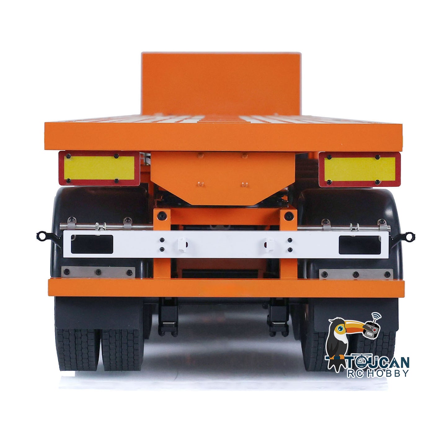 NOOXION 1/14 Fury Bear Metal 6 Axles Flat Trailer for Remote Controlled Tractor Truck