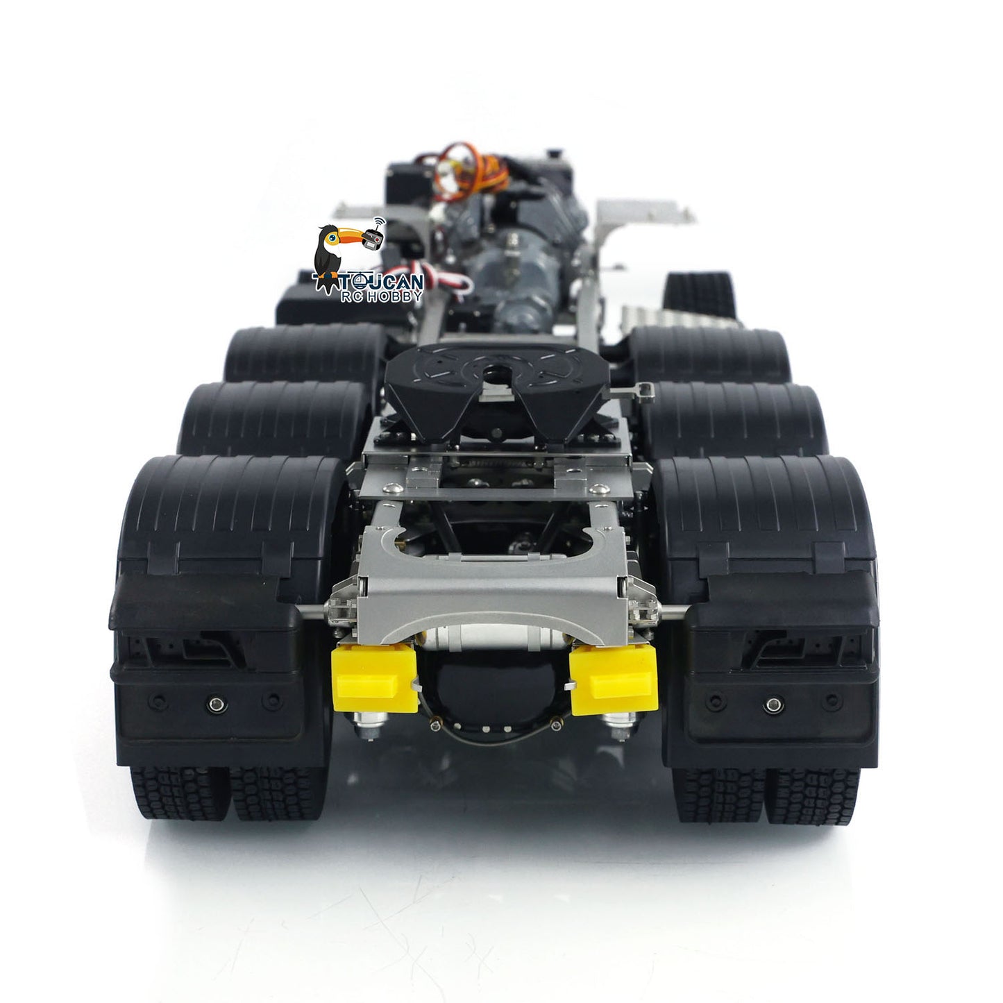 8x8 Metal Chassis for 770S 1/14 RC Tractor Truck Model 3-speed Transmission