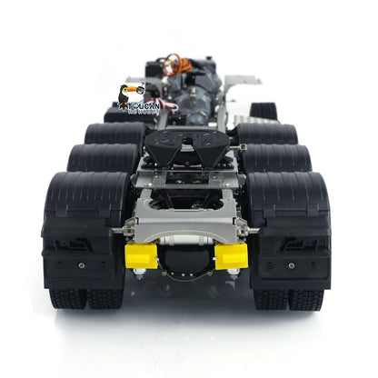 8x8 Metal Chassis for 770S 1/14 RC Tractor Truck Model 3-speed Transmission