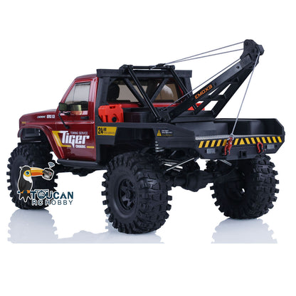 US STOCK 1/8 4WD CORSSRC EMO X3 RC Voiture de remorquage et de sauvetage 4x4 Modèle de voiture sur chenilles télécommandée