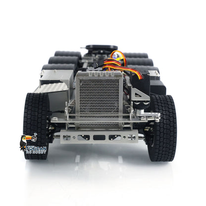 8x8 Metal Chassis for 770S 1/14 RC Tractor Truck Model 3-speed Transmission