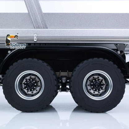 6X6 Metal Chassis 3348 RC Hydraulic Dumper 1/14 Radio Controlled Tipper NO Lock Light Sound Radio Battery Construction Truck RTR