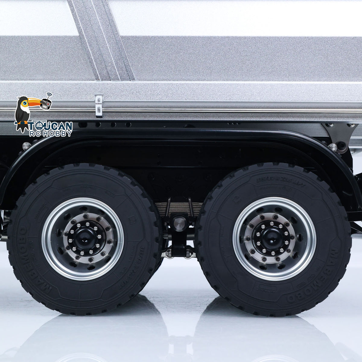 2Speed 6x6 Metal Chassis 1/14 Radio Controlled Hydraulic Dumper Truck 3348 Tipper Differential Axle Light Sound HotRC Radio 2026 PNP