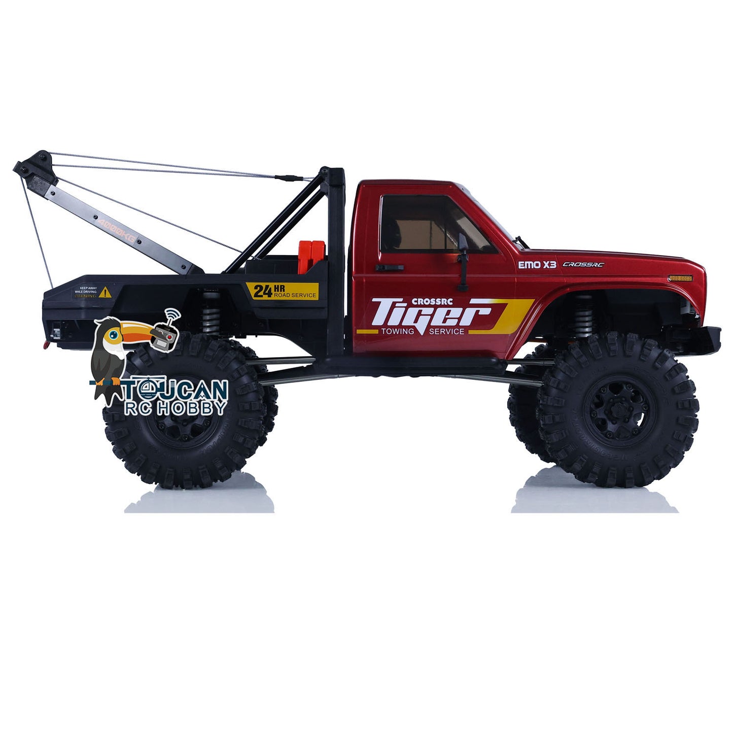 CORSSRC 1/8 4WD EMO X3 RC Towing Rescue Crawler PNP