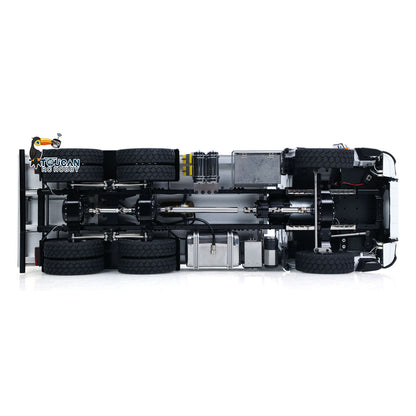 6X6 Metal Chassis 3348 RC Hydraulic Dumper 1/14 Radio Controlled Tipper NO Lock Light Sound Radio Battery Construction Truck RTR