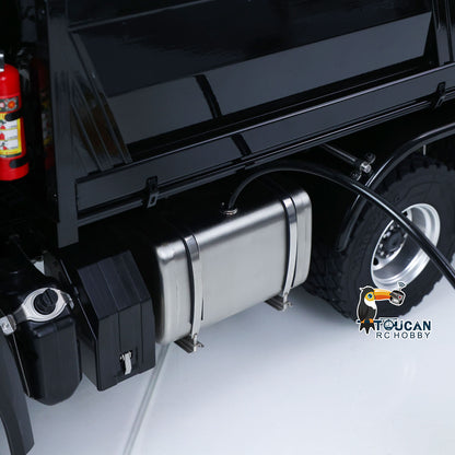 Fast Shipping 6X6 Metal Chassis 3348 RC Hydraulic Dumper 1/14 Radio Controlled Tipper NO Lock Light Sound Radio Battery Construction Truck RTR