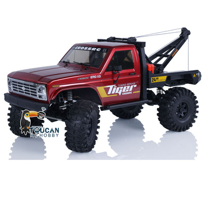 US STOCK 1/8 4WD CORSSRC EMO X3 RC Voiture de remorquage et de sauvetage 4x4 Modèle de voiture sur chenilles télécommandée