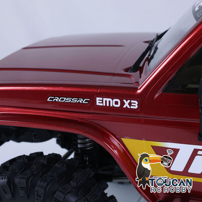 US STOCK 1/8 4WD CORSSRC EMO X3 RC Voiture de remorquage et de sauvetage 4x4 Modèle de voiture sur chenilles télécommandée