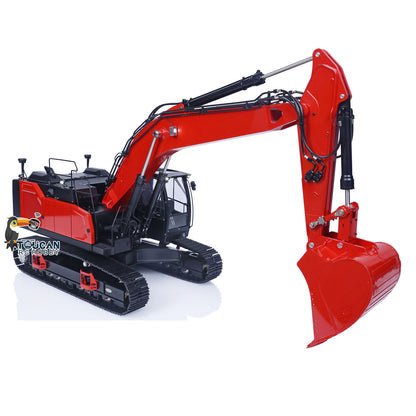 LESU 1/14 Aoue Metal Painted Assembled LR945 Hydraulic RC Excavator Digger B0016 With Sound System