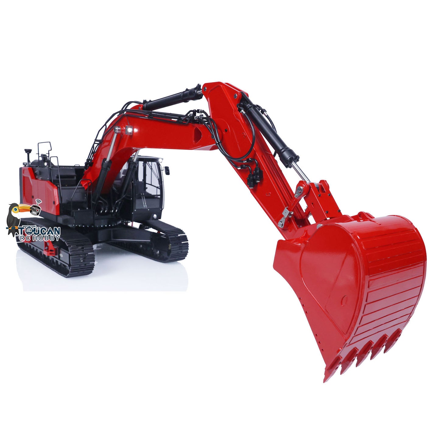 LESU 1/14 Aoue Metal Painted Assembled LR945 Hydraulic RC Excavator Digger B0016 With Sound System