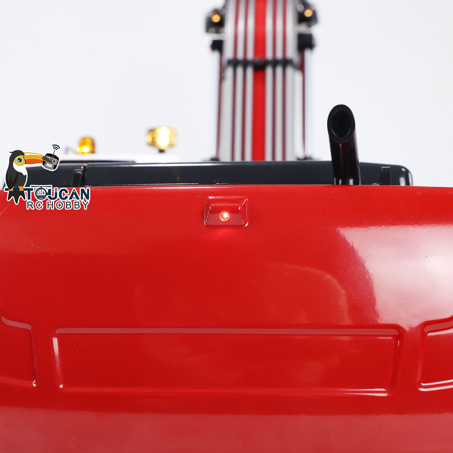 Pelle hydraulique sur chenilles MTM 1/14 946 RC 2 bras en métal ARTR avec godet de démolition