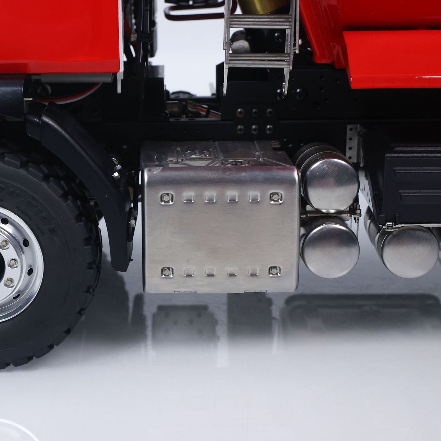 LESU 1/14 Hydraulic RC Dump Truck 6*6 RTR Radio Control Tipper 2Speed Gearbox Differential Lock Metal Chassis Flysky I6S Radio