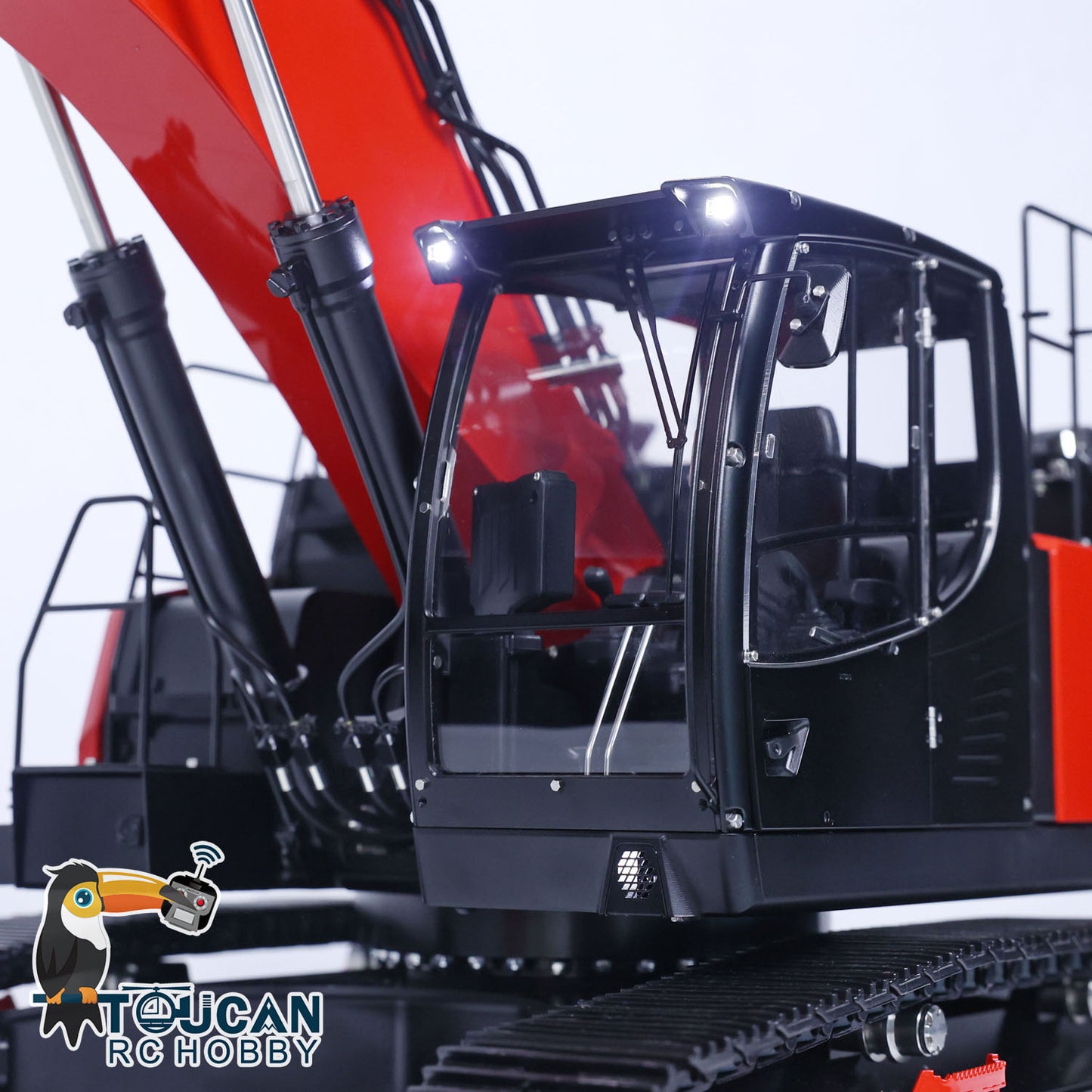 LESU 1/14 Aoue Metal Painted Assembled LR945 Hydraulic RC Excavator Digger B0016 With Sound System