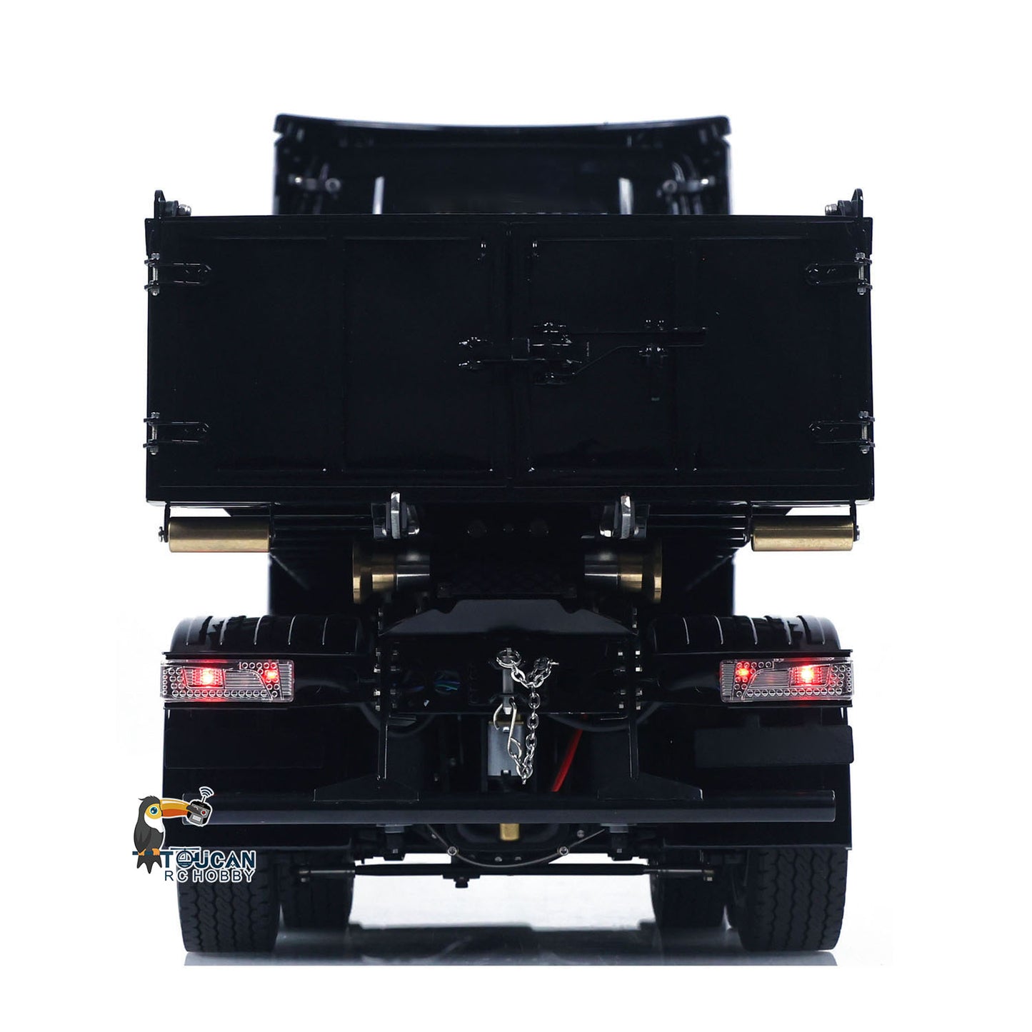 6x6 1/14 Hydraulic RC Dumper Car Metal Roll-on Full Dump Truck