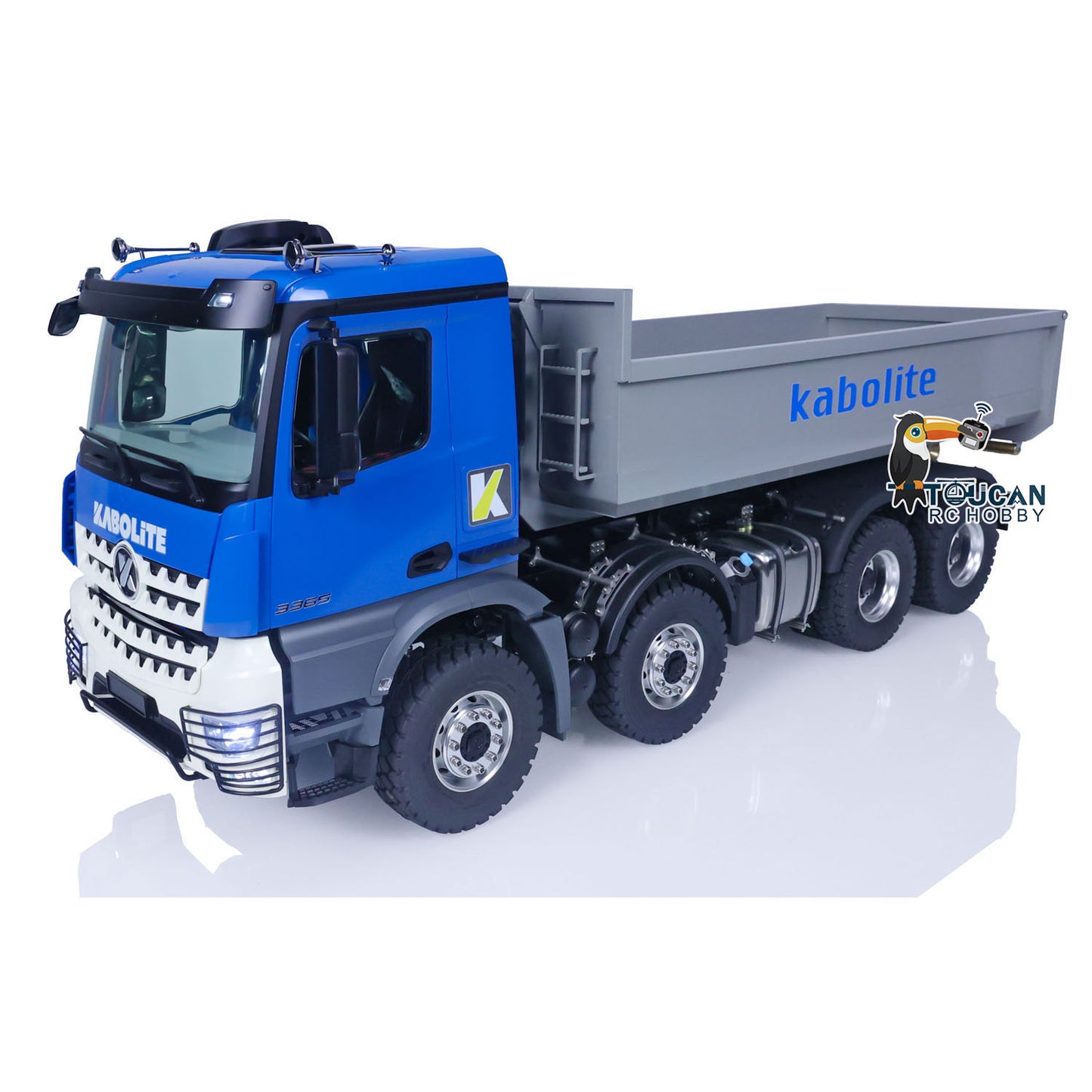 Camion à benne basculante hydraulique Kabolite 1/14 8X8 RC K3365 RTR