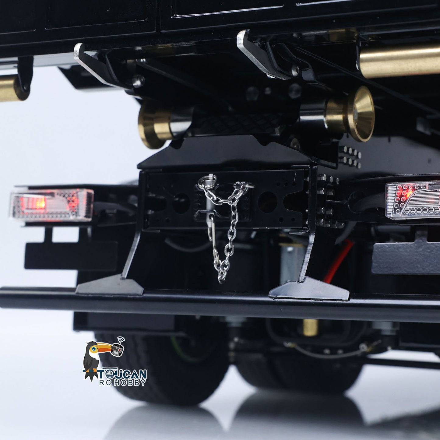 6x6 1/14 Hydraulic RC Dumper Car Metal Roll-on Full Dump Truck