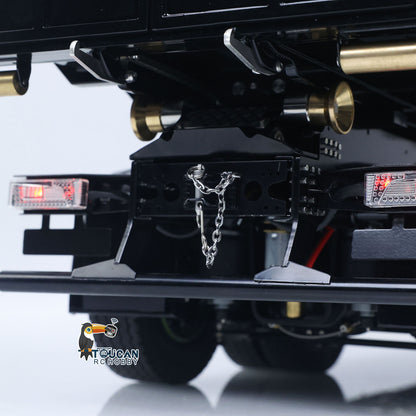 6x6 1/14 Hydraulic RC Dumper Car Metal Roll-on Full Dump Truck