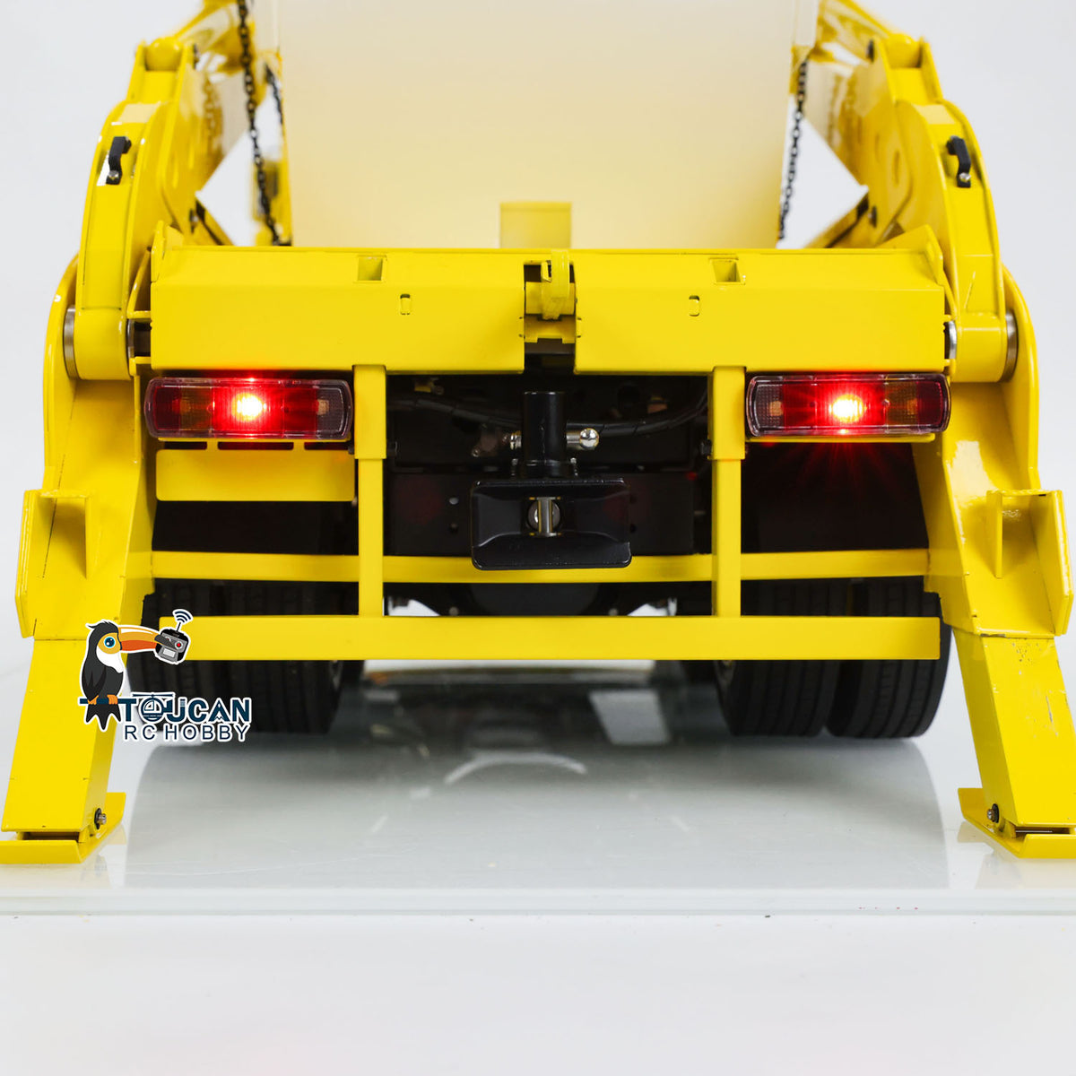 JX Model Metal 1/14 6*4 RC Hydraulic Skip Loader VL18U F2000 Swing Arm Dump Truck with PL18EV Lite Radio System 2Speed Gearbox
