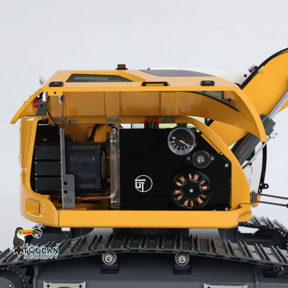 US STOCK 1/14 RC Hydraulic Excavator R920 JDM-208 Metal Remote Control Digger Model Sound