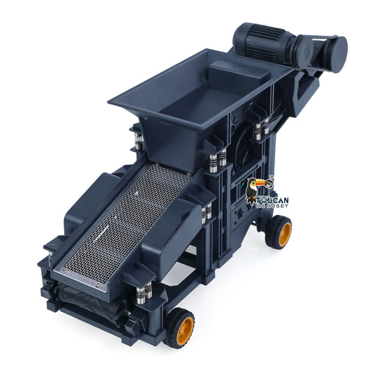 RTR 1/50 Electric Remote Control Vibrating Sand Sieve Machine RC Construction Vehicle Finished Model Battery USB Charging Cable