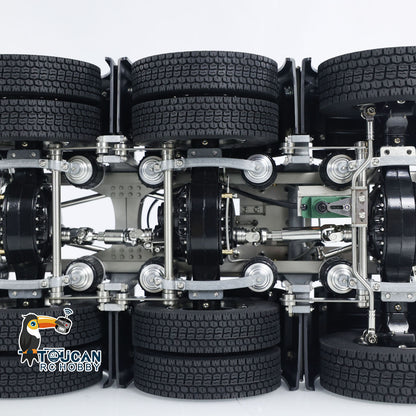 Metallchassis 10x10 für 1/14 770S RC Sattelzugmaschine Modell mit 3-Gang-Getriebe