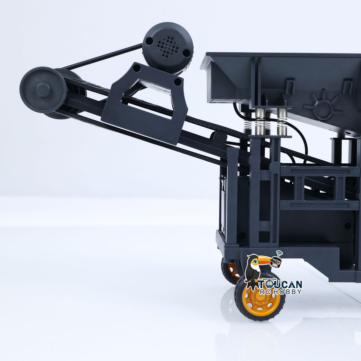 RTR 1/50 Electric Remote Control Vibrating Sand Sieve Machine RC Construction Vehicle Finished Model Battery USB Charging Cable
