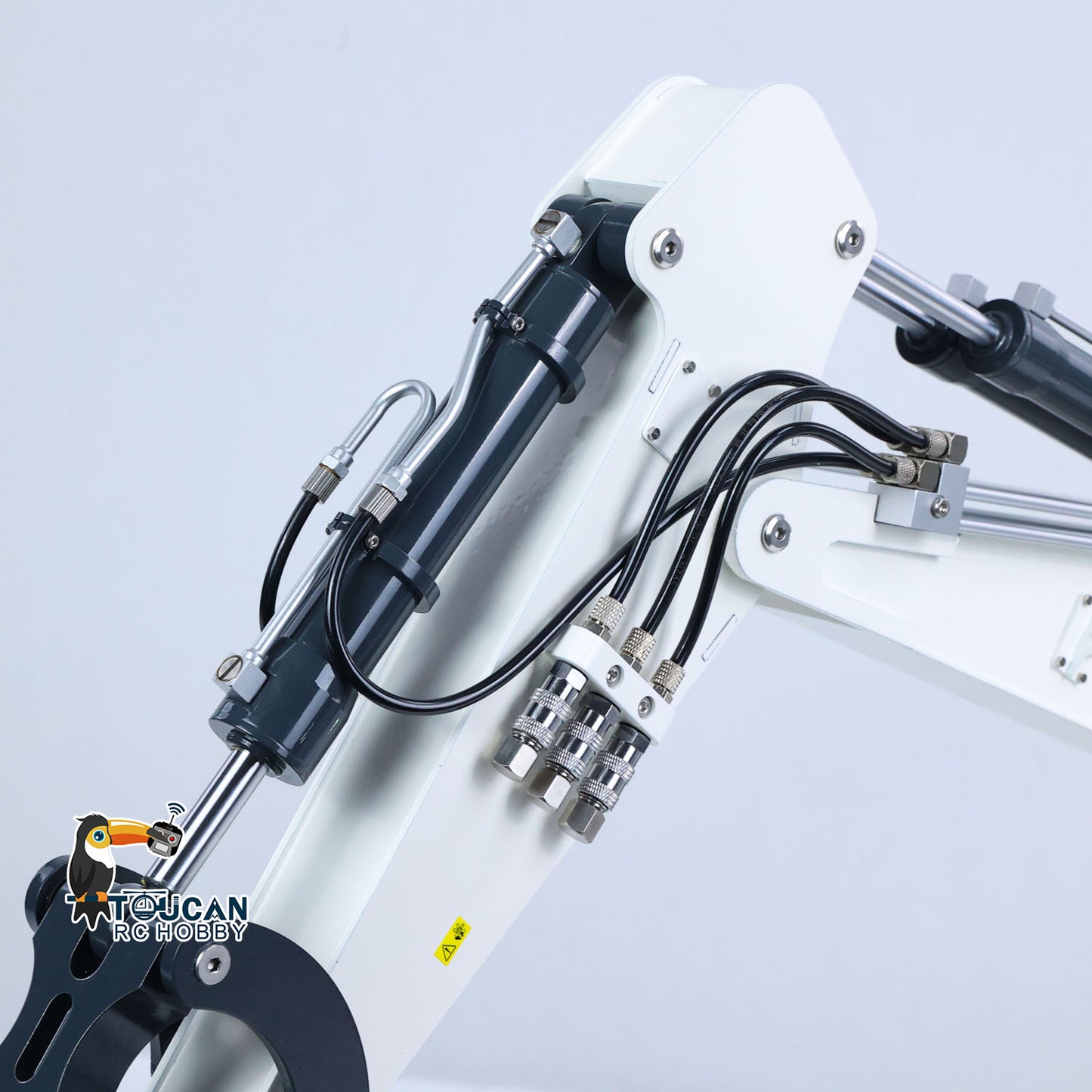 40KG! RTR 1/12 Metal Hydraulic RC Digger LR976 6CH Valves Remote Control Excavator 3.0L Dual Pump Hobbywing Brusheless ESC